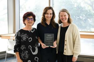 Photo of Amalia Herrmann at award ceremony