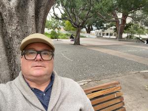 A selfie of Rodney Hironymous on the UCI campus 