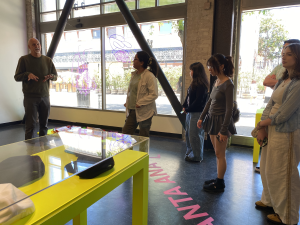Student tour of Grand Central Art Center