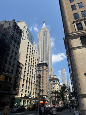 Beautiful buildings in New York.