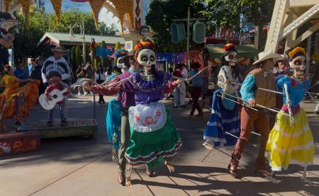 The Storytellers of Plaza de la Familia Celebrate The Musical World of Coco! at Disney California Adventure, Anaheim CA
