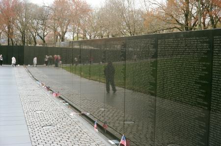 Vietnam War Memorial in Washington DC