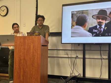 Left to right: Athenas Guerra, Eric Gu