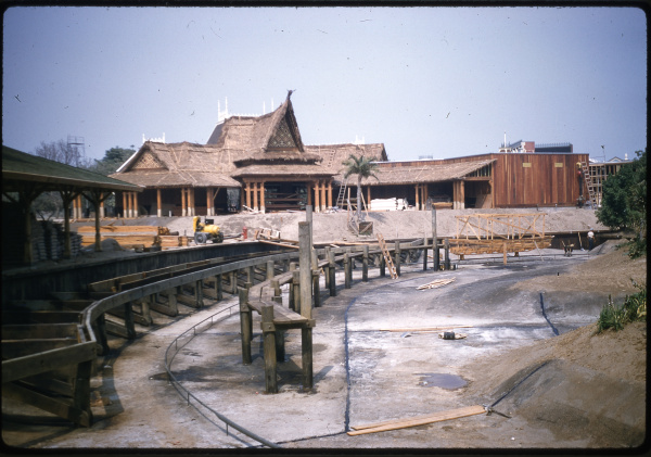 Construction of the Jungle Cruise ride