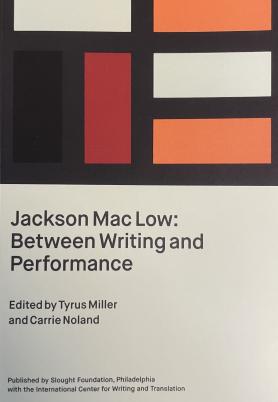 The cover of Jackson Mac Low