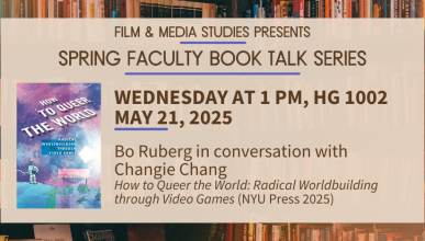 Spring Faculty Book Talk Series: Bo Ruberg