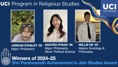 Three Students are Awarded for Achievement in Jain Studies