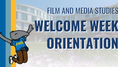 Film and Media Studies Welcome Week Orientation
