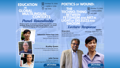 Education in Global Multilingual Contexts and Poetics of Wound: The Techno-thing between Fetishism and Art in Light of Deleuze and Daoism with Emeritus Professor Sebastian Liao