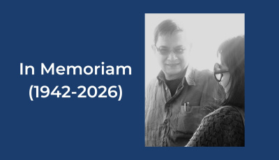 A black and white of Ackbar Abbas and text that reads In Memoriam (1942-2026)