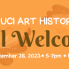 Art History Fall Welcome