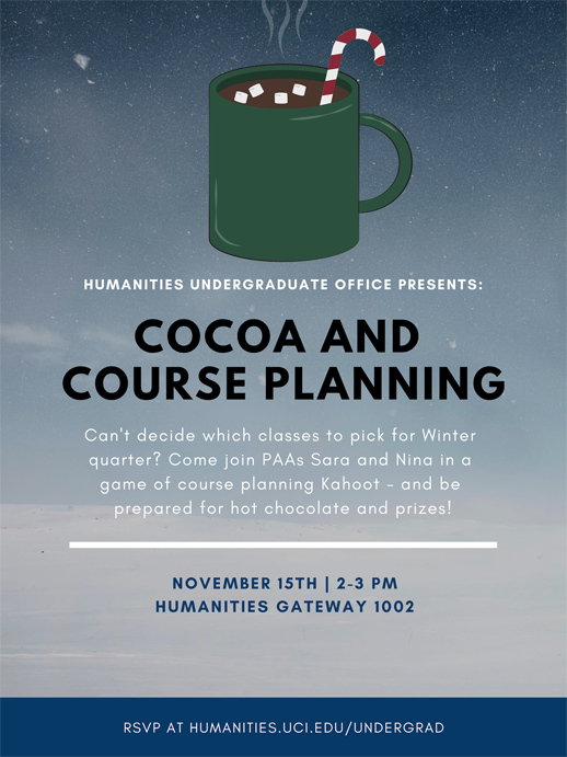 Cocoa and Course Planning
